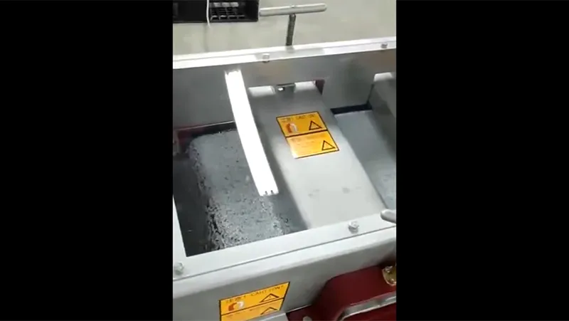 Separador de tambor magnético de banda cruzada