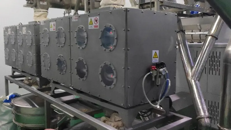 Filtro magnético de polvo automático