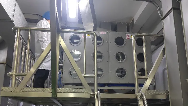 Filtro magnético de polvo automático