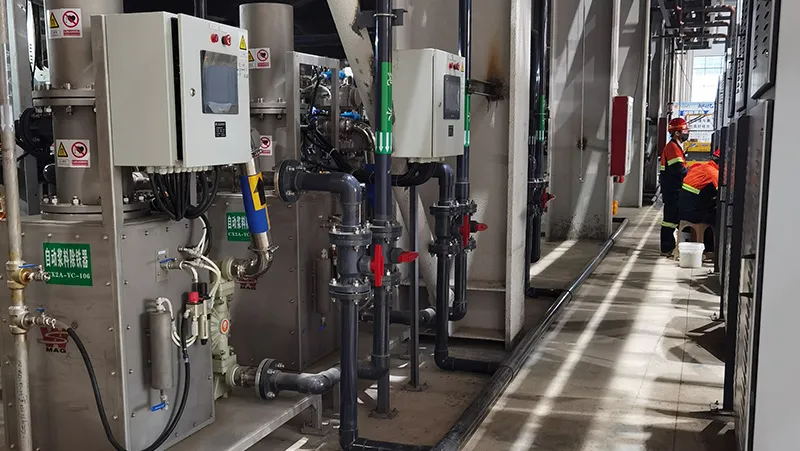 Filtro magnético de polvo automático