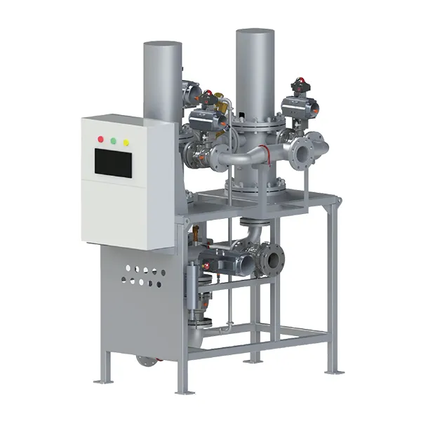 Filtro magnético de flujo automático