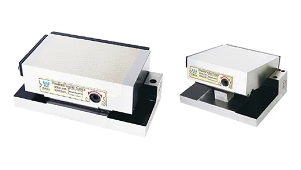 Placa sinusoidal con mandril magnético de partículas finas