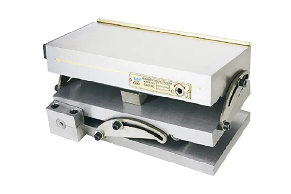 Mandril magnético permanente de doble placa sinusoidal